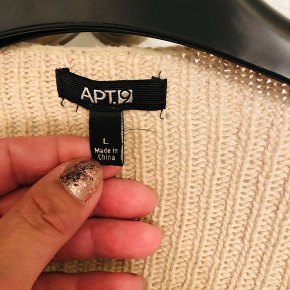 A.P.T. 9 Open Front Draped Cardigan.
Sz large. - Picture 6 of 7